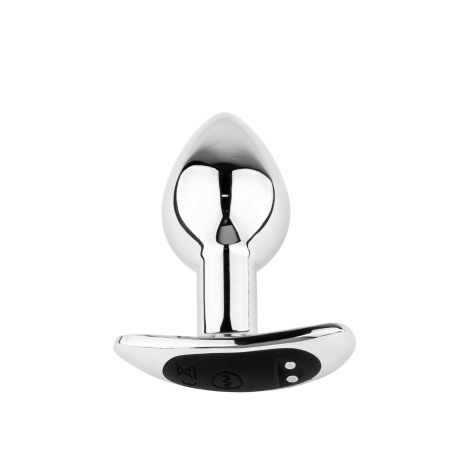 Metal Butt Plug M Vibrator USB - Remote Control - 6