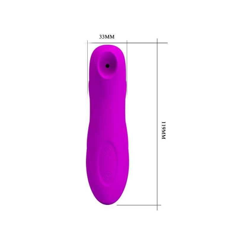 Stymulator łechtaczki Magic Flute z 12 funkcjami ssania, 11,9 cm - 5