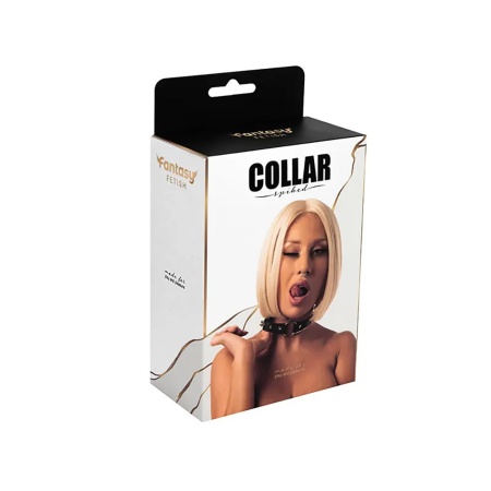 Adjustable collar with spikes - 3