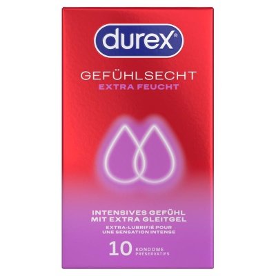 Durex  Gefühlsech Xtra feucht 10 - 1