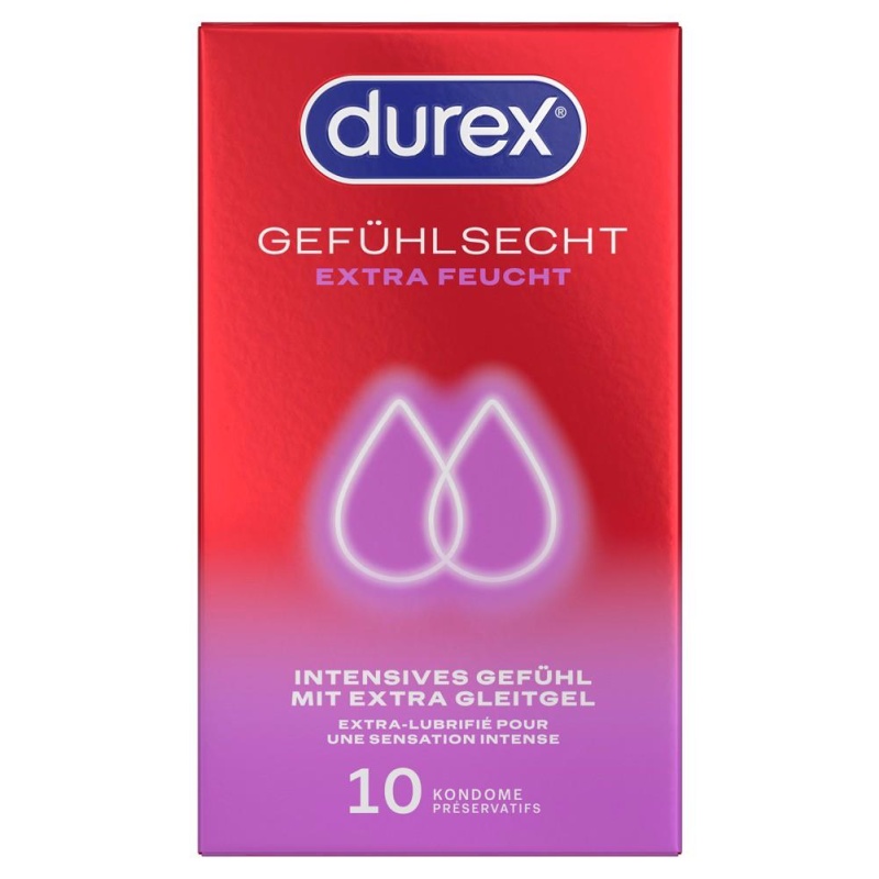 Durex  Gefühlsech Xtra feucht 10 - 1
