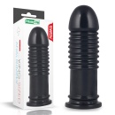 Duży korek analny King Sized Anal Bumper 20,3 cm PVC czarny - 1