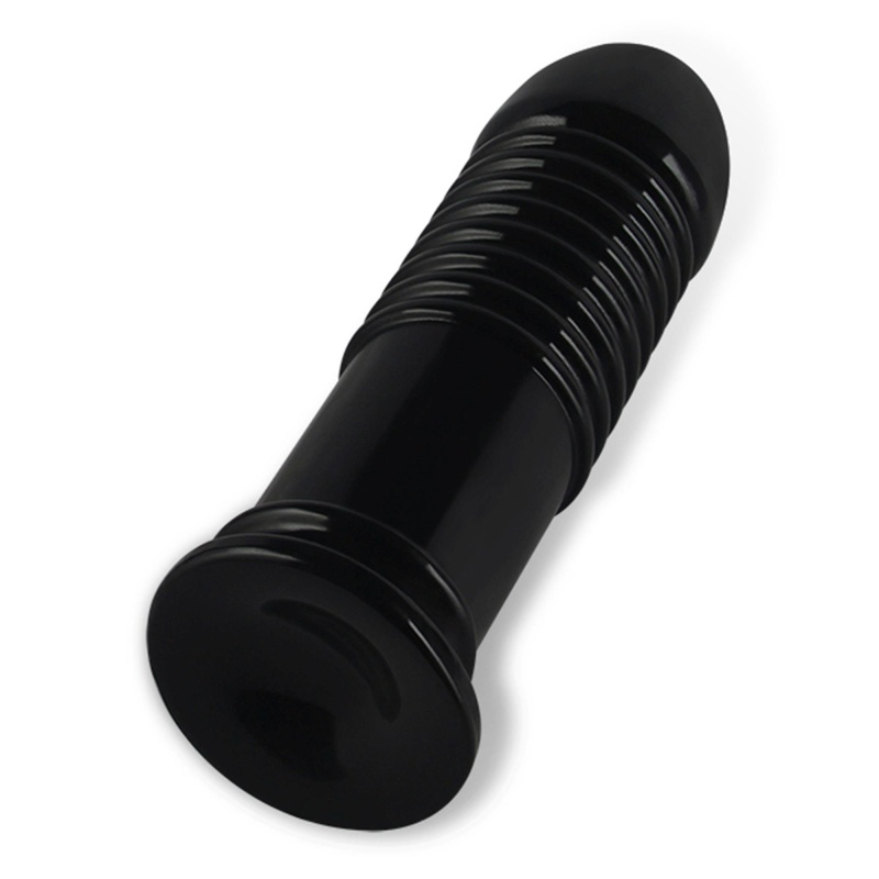 Duży korek analny King Sized Anal Bumper 20,3 cm PVC czarny - 3