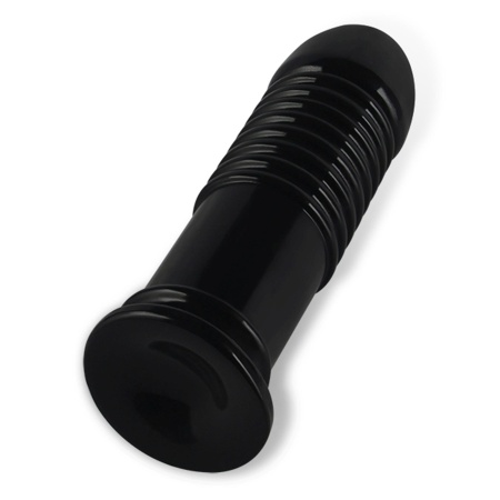 Duży korek analny King Sized Anal Bumper 20,3 cm PVC czarny - 3