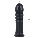 Duży korek analny King Sized Anal Bumper 20,3 cm PVC czarny - 5