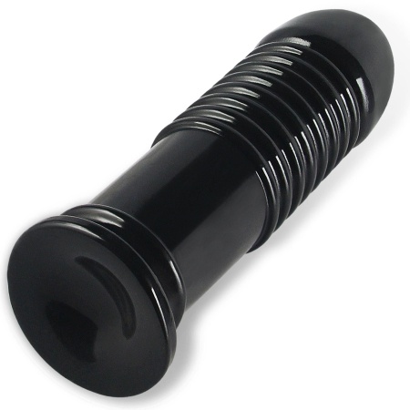 Duży korek analny King Sized Anal Bumper 20,3 cm PVC czarny - 6