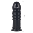 Duży korek analny King Sized Anal Bumper 20,3 cm PVC czarny - 8