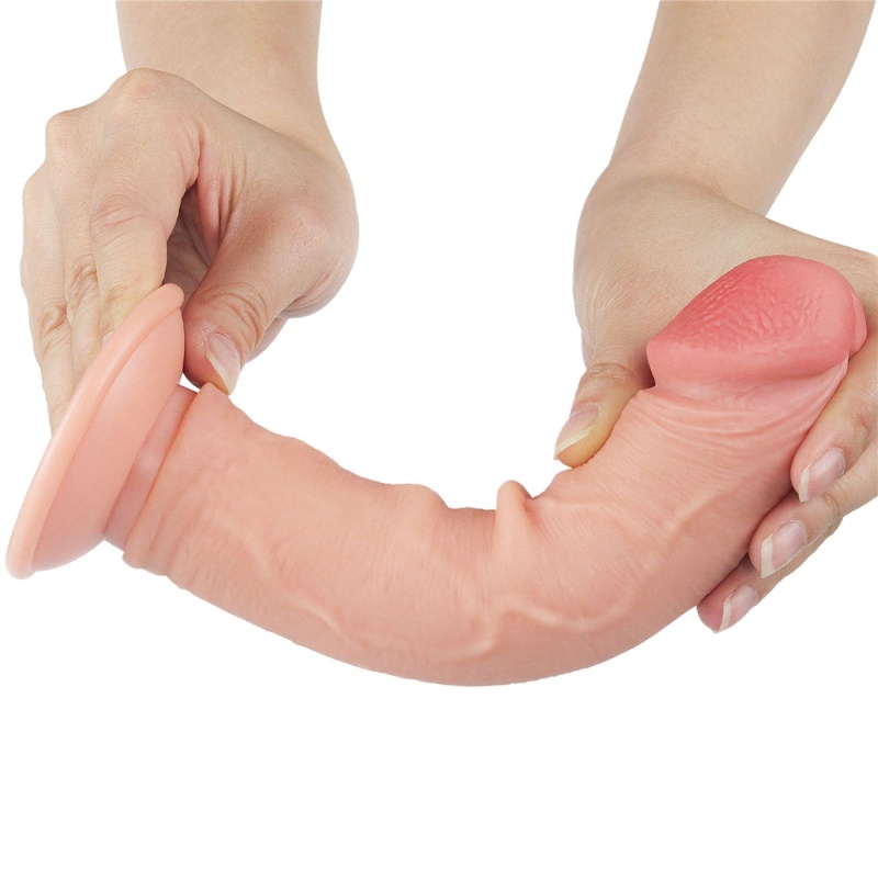 Dildo Realistyczne Sliding Skin Dual Layer 20 cm TPE - 5