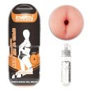 Masturbator analny Anus Lotus Tunnel 16 cm długości, 6,5 cm średnicy, cielisty - 1