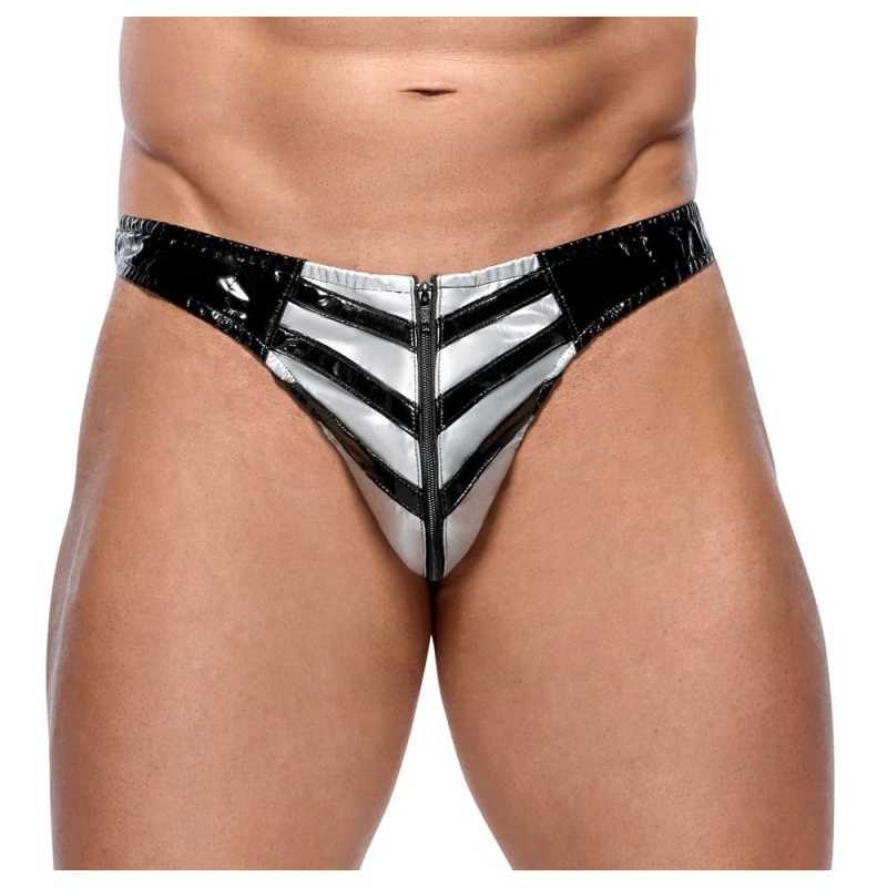 Vinyl Thong Men 2XL - 2