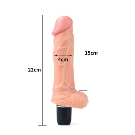 Elastyczny wibrator Xtreme Flexi 23,5 cm różowy - 5