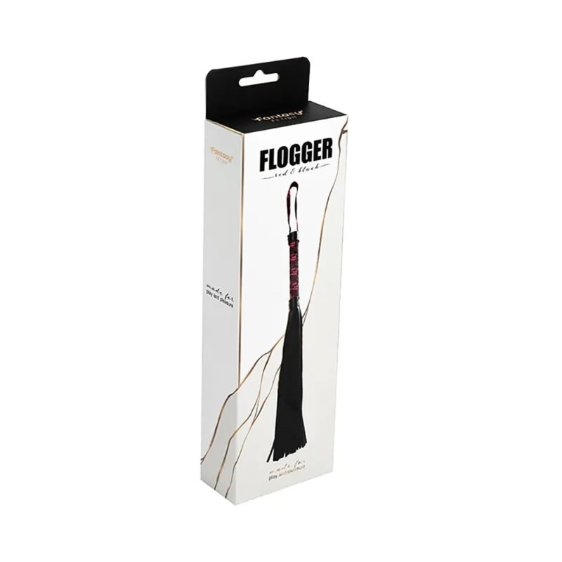 Red & black flogger - 6