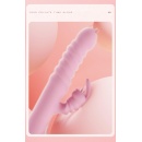 Wibrator Hannah 24 cm z języczkiem, wibracjami i rotacją - 4