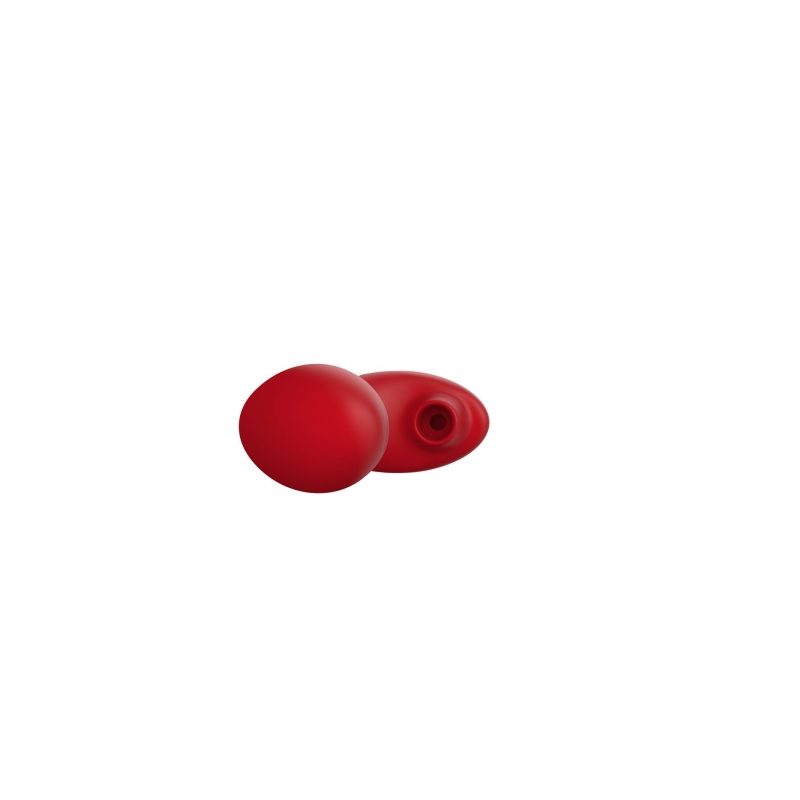 Wibrator Suking G Spot Red - podciśnieniowe ssanie łechtaczki, wibracje punktu G, wymiary: brak danych producenta - 8
