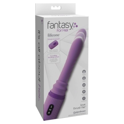 Wibrator z funkcją wstrząsów i ogrzewania FFH Love Thrust-Her 15,2 cm, średnica 3,6 cm - 1