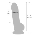 Dildo realistyczne Inferno z przyssawką 18 cm - 8