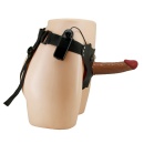 Uprząż Starks typu strap-on z wibrującym dildo hollow 17,5 cm - 6