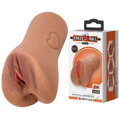 Masturbator waginalny ELENA - wodoodporny, z TPR, dł. 15 cm - 1