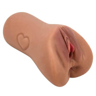 Masturbator waginalny ELENA - wodoodporny, z TPR, dł. 15 cm - 1 2