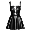 Noir Dress lacing S - 5