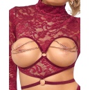Open Top & Thong red XL - 6