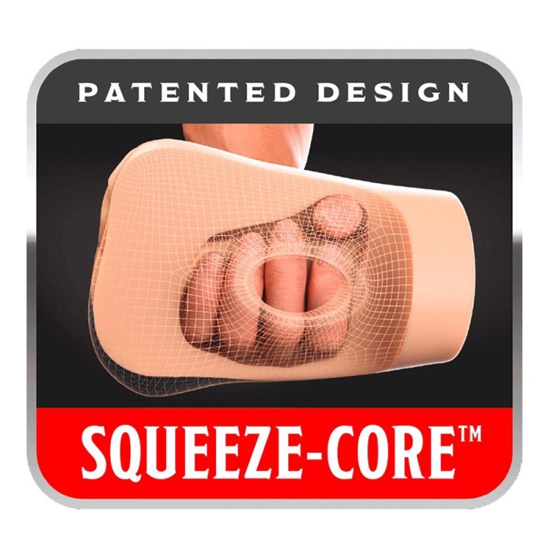 Masturbator Pussy Pounder Squeeze Stroker – konstrukcja Squeeze Core, kanał penetracji 17 cm - 5