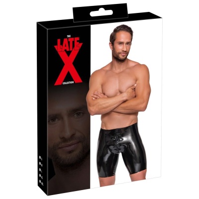 Men's Latex Pants Zip LP-1098 - 1