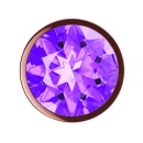 Plug-Butt Plug Diamond Amethyst Shine S Rose Gold - 3