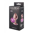 Plug-Butt Plug Diamond Amethyst Shine S Rose Gold - 4