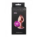 Plug-Butt Plug Diamond Amethyst Shine S Rose Gold - 5
