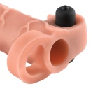 Przedłużka penisa Real Feel 2" Extension Light – wibrująca, wydłuża żołądź o 5,1 cm, długość całkowita 16,5 cm - 3