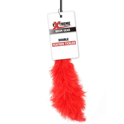 Double Feather Tickler Red - 1 2