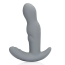 Rotating Prostate Stimulator with Remote Control - Gotham Grey - 1