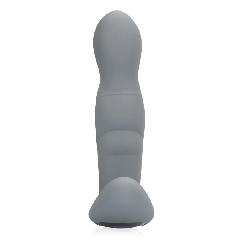 Rotating Prostate Stimulator with Remote Control - Gotham Grey - 4