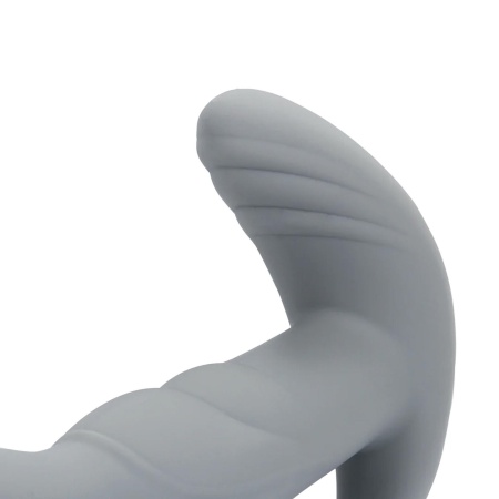 Rotating Prostate Stimulator with Remote Control - Gotham Grey - 7