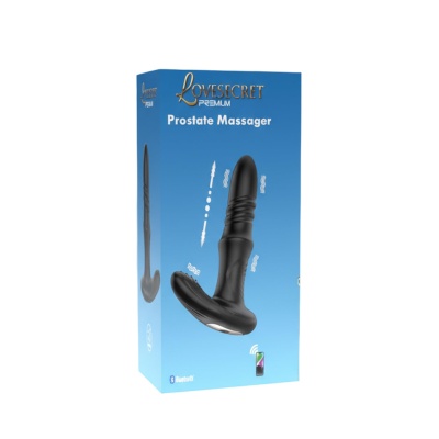 Masażer prostaty LS03 12 cm czarny - 1