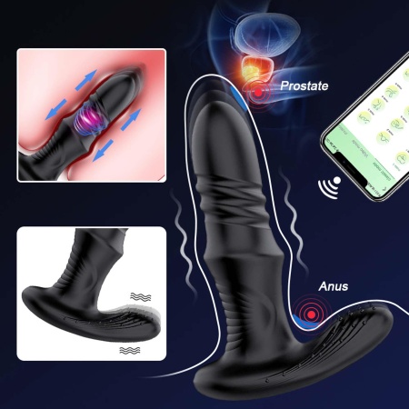 Masażer prostaty LS03 12 cm czarny - 10