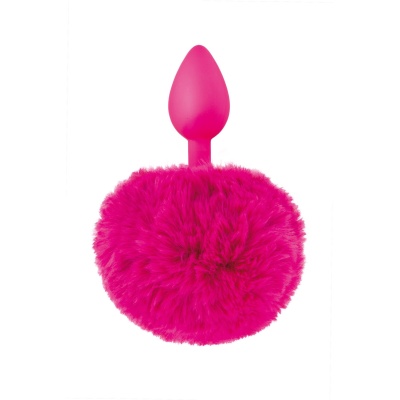 POMPOM FUCHSIA ANAL PLUG - 1