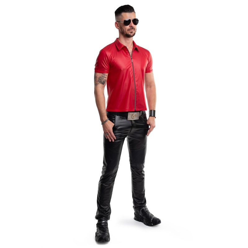 RMMauricio001 - red polo - M - 4