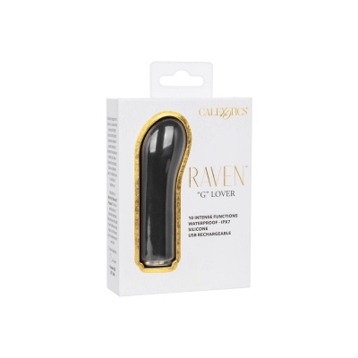 Mini wibrator marki Raven G Lover z zakrzywioną końcówką 9,5 cm - 1 2