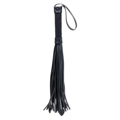 Flogger Heart Throb z miękkimi frędzlami PVC, 44,5 cm - 1
