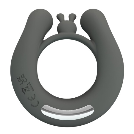 Pierścień erekcyjny Master Ring z dwoma silnikami i wypustkami - 6 cm - 6