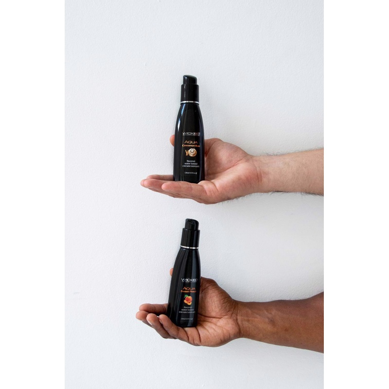 WICKED AQUA CINNAMON BUN FLAVORED 120ML - 3