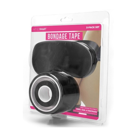 WHIPSMART 100 FT BONDAGE TAPE BLACK - 1