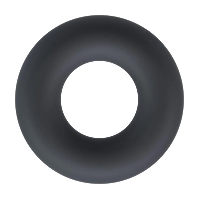 Solid Silicone Cockring - XS - Black - 1