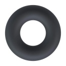 Solid Silicone Cockring - XS - Black - 1