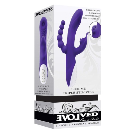 EVOLVED LICK ME TRIPLE STIM VIBE - 1