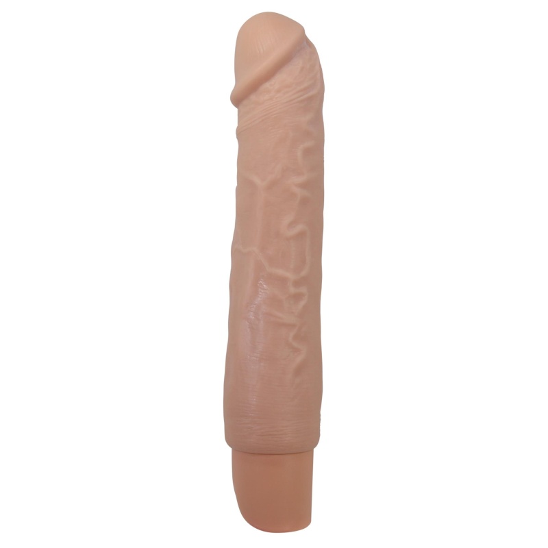 Rufus — realistyczny wibrator dildo: 10 trybów wibracji, TPE, 23,8 cm - 4
