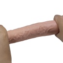 Rufus — realistyczny wibrator dildo: 10 trybów wibracji, TPE, 23,8 cm - 8