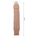 Rufus — realistyczny wibrator dildo: 10 trybów wibracji, TPE, 23,8 cm - 9
